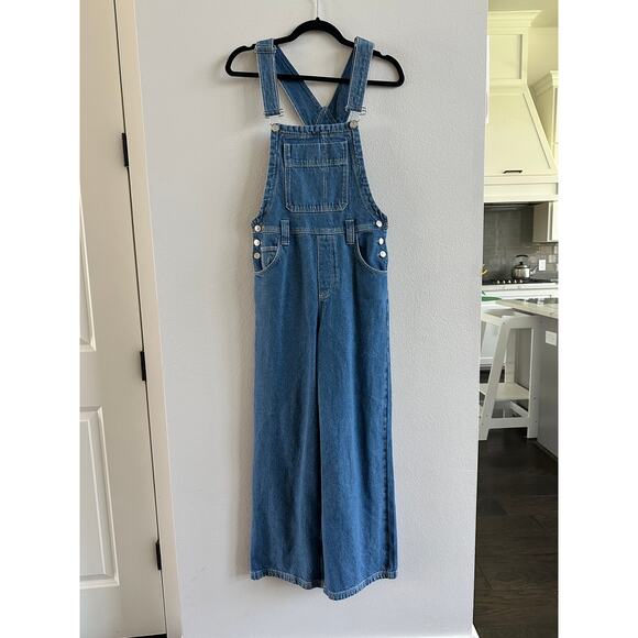 Sezane Pants - Sezane Soline Overalls  Denim Blue NEW US 4